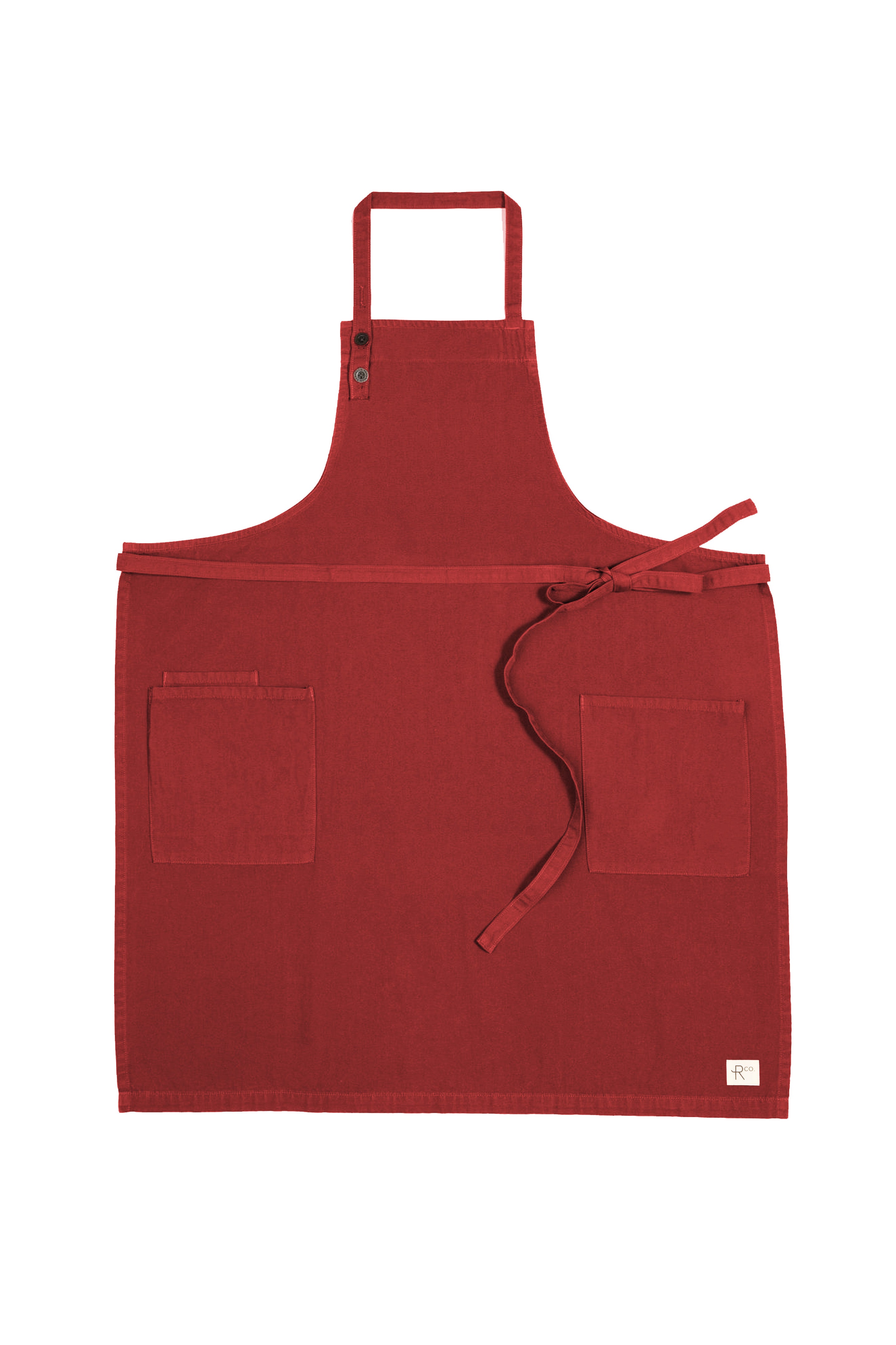 Lyon Bib Apron ⏤ Tomato Red