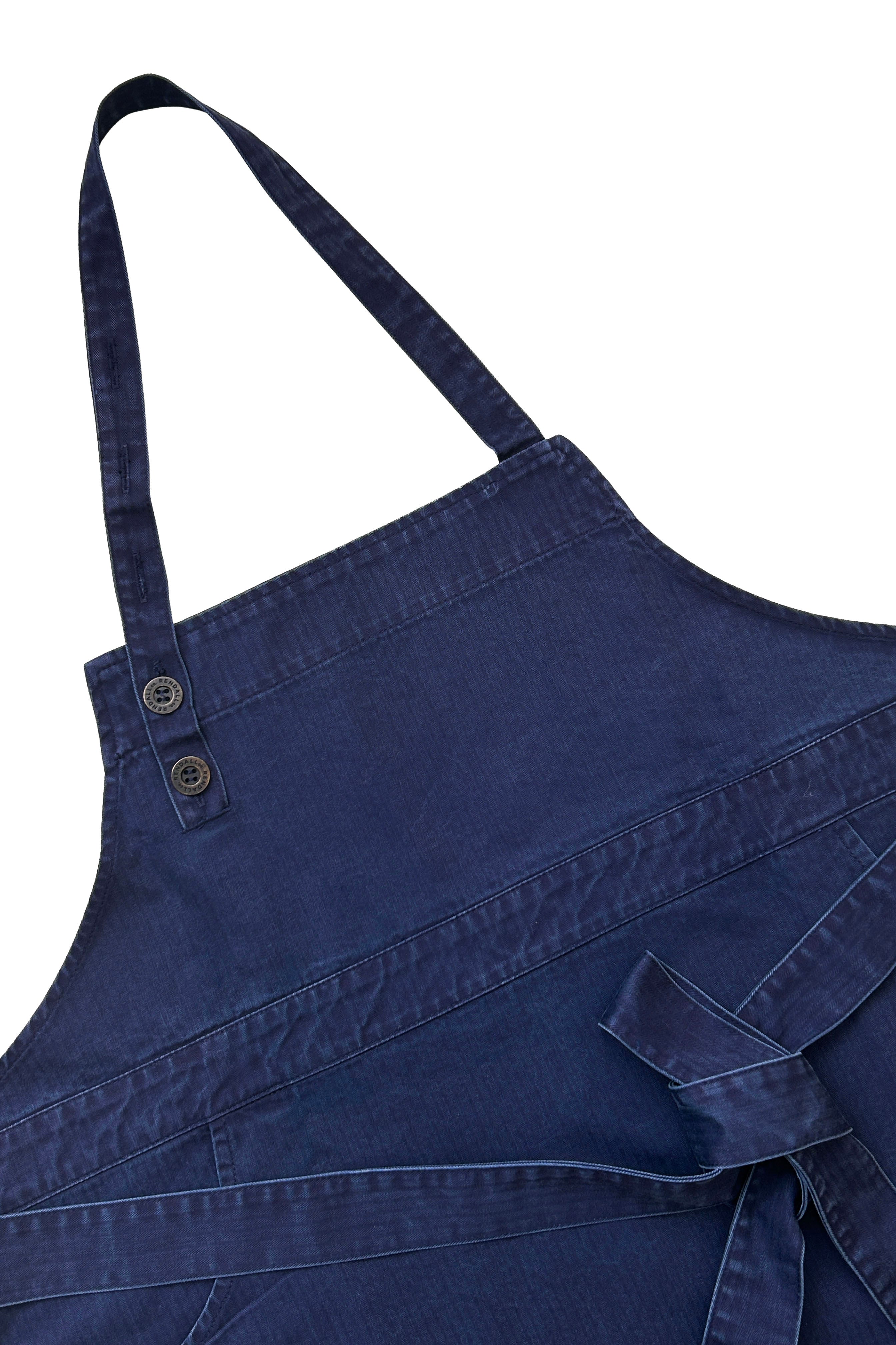 Living Room Bib Apron ⏤ Indigo Blue