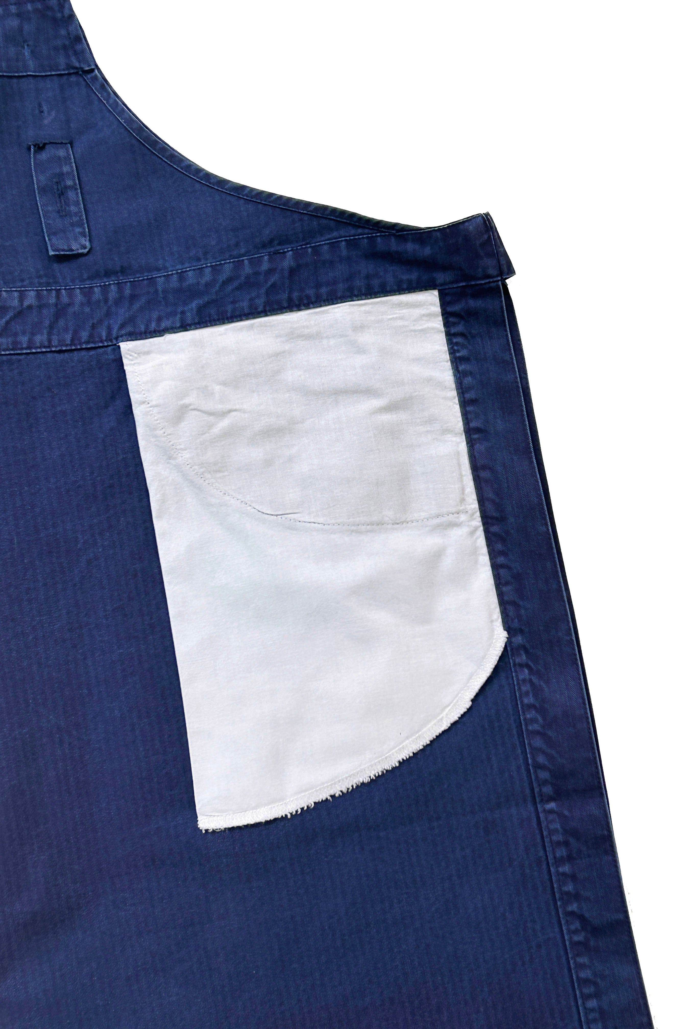 Living Room Bib Apron ⏤ Indigo Blue