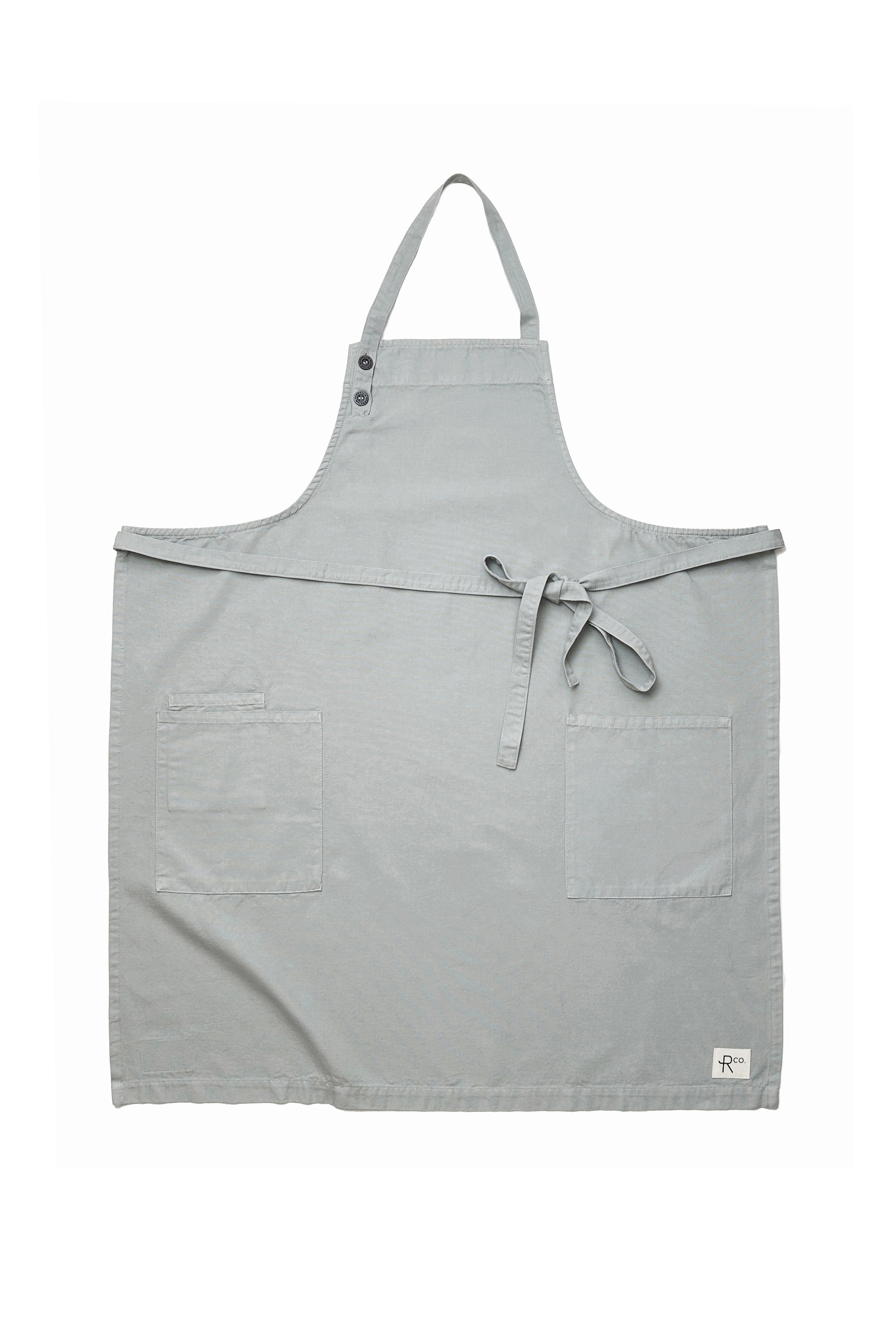 Lyon Bib Apron ⏤ Cloud Grey