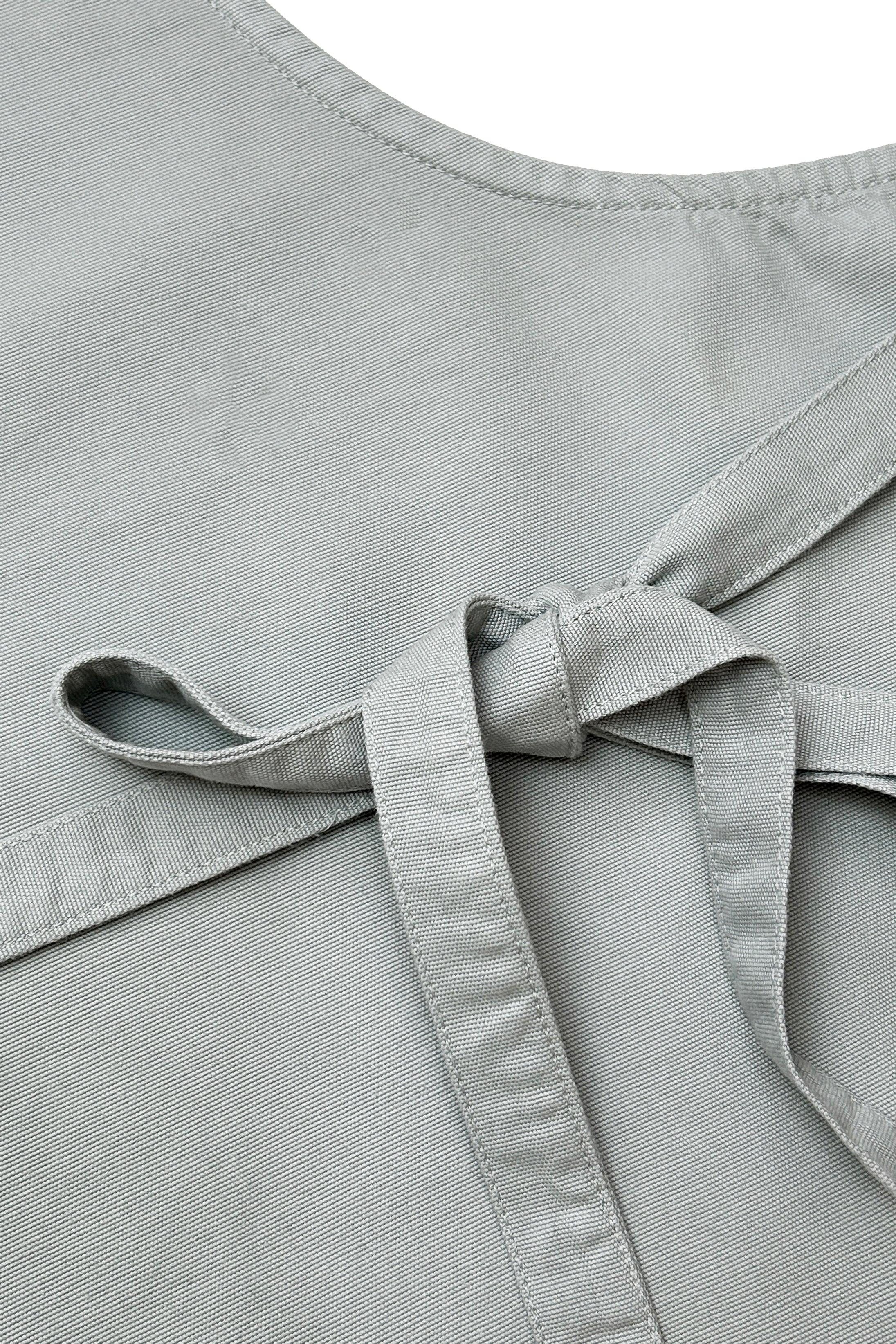 Lyon Bib Apron ⏤ Cloud Grey