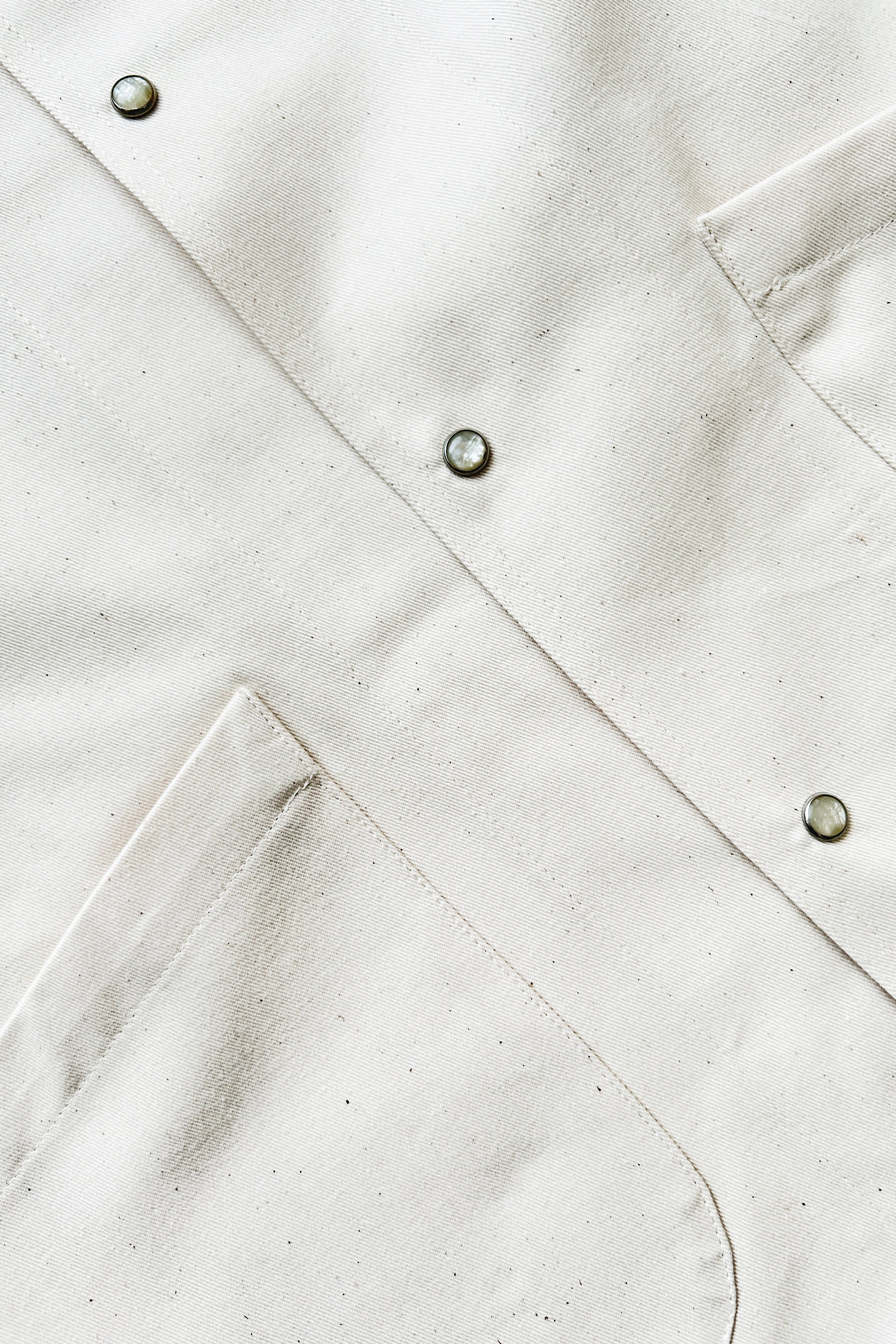 Cana Camp Shirt ⏤ Ecru